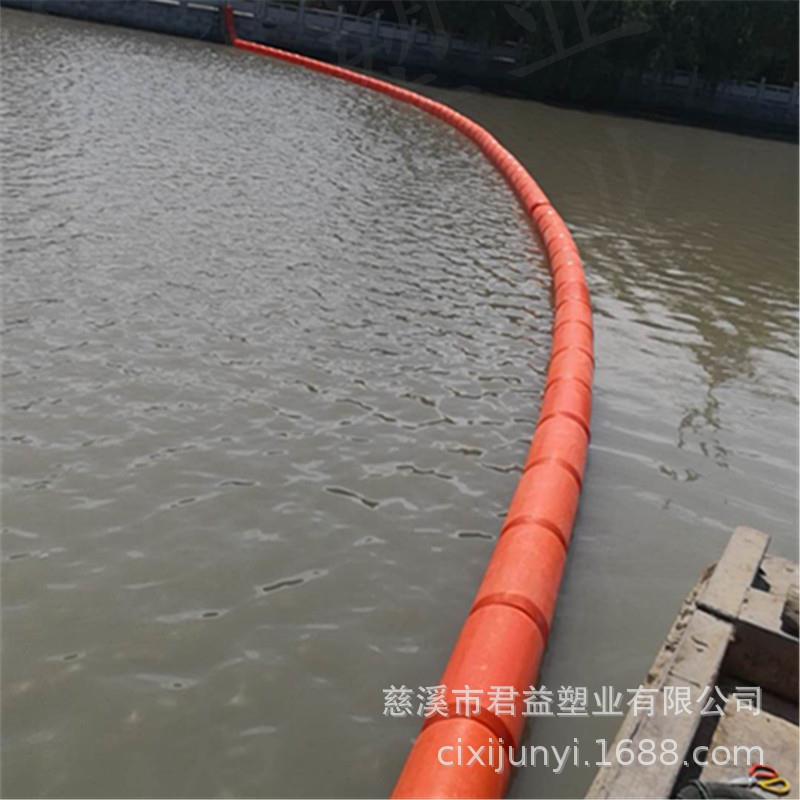 供应水上拦截浮漂海上警示塑料浮球拦污索浮筒生产厂家