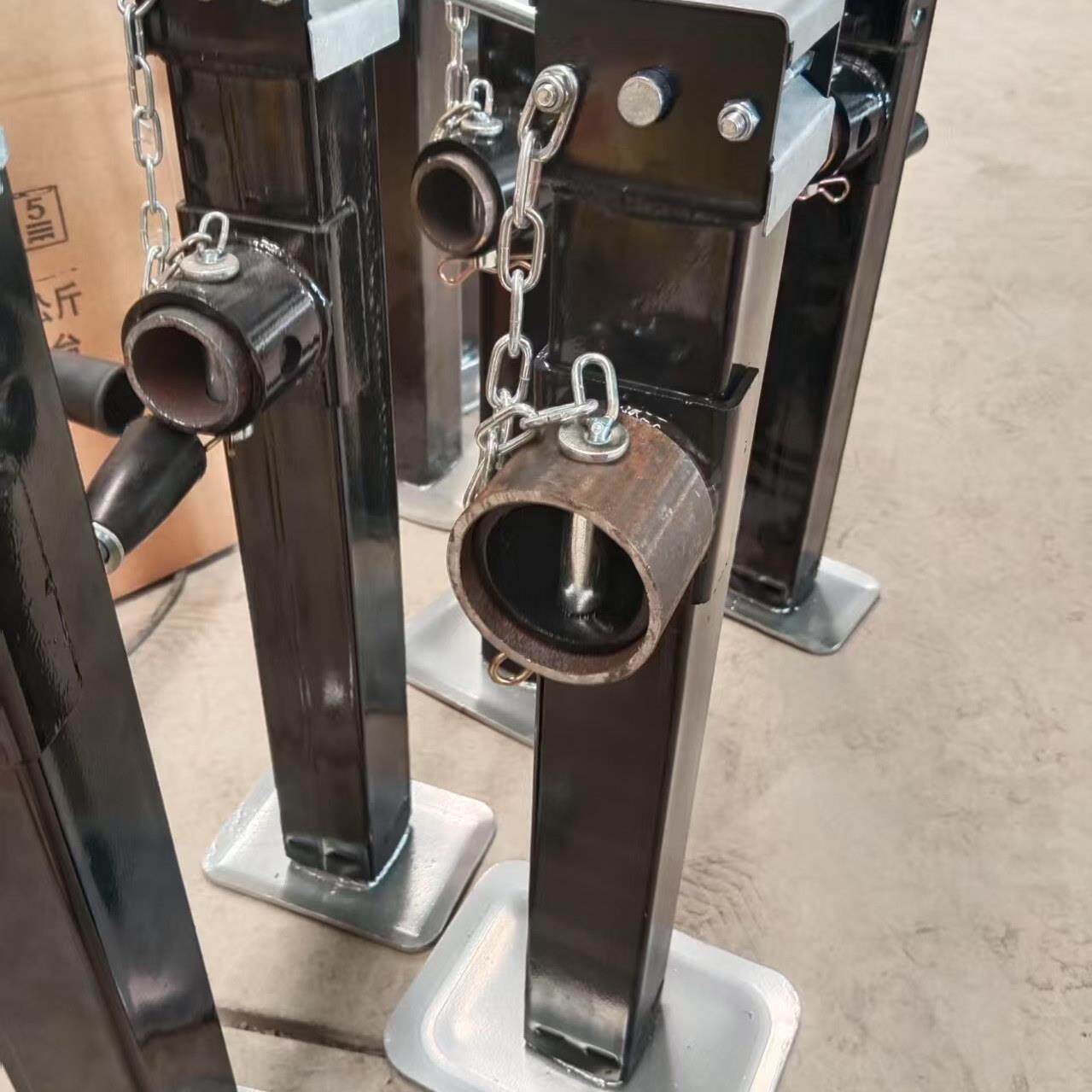 推车千斤顶手摇式农用车农具支腿1吨2T3T牛腿加厚折叠拖拉机车梯