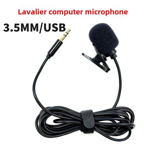 3.5Mm/Usb桌面电脑音频小麦克风配件耳机扬声器插件直插式麦克风