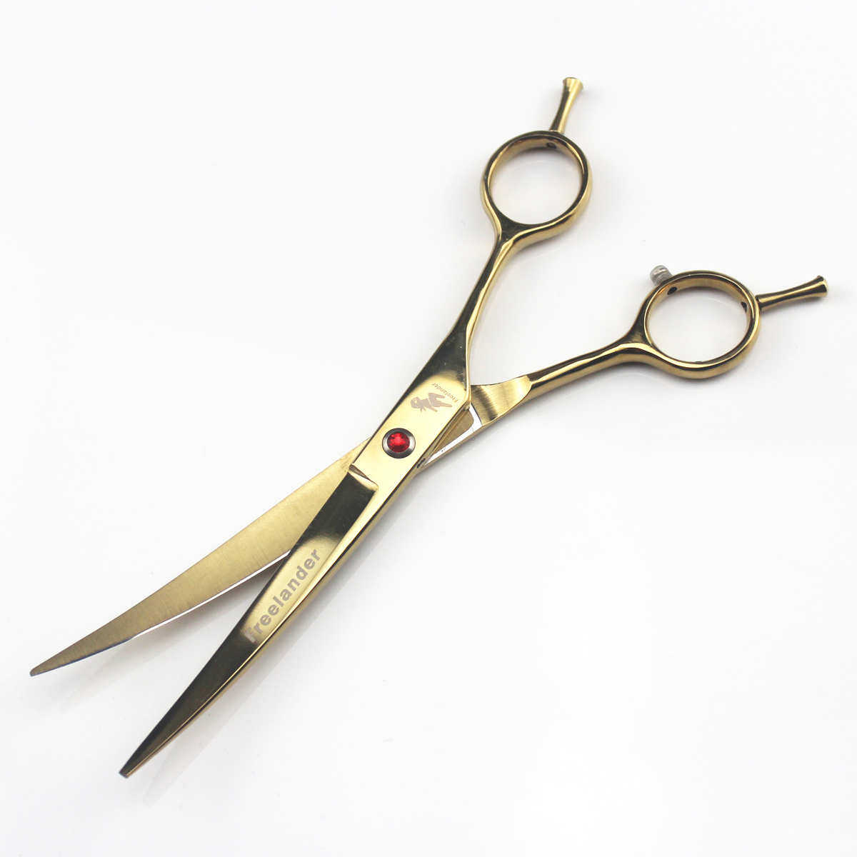 7.0寸 神行者  手型 双尾 彩色 电镀 宠物美容剪刀 弯剪 5色可选,宠物/宠物食品及用品,美容剪,淘宝优惠券,粉丝福利购,淘宝优惠卷