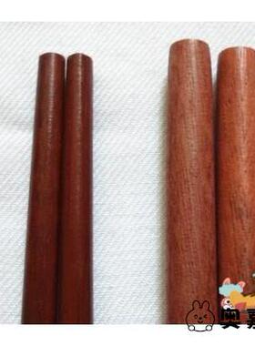 加长捞粉面筷子 25cm荔枝木长筷 天然子红色木加12715油炸长筷子