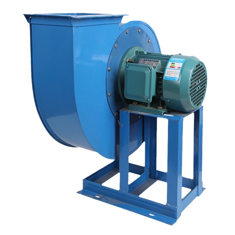 新款4-72型不绣钢款离心式风机6.3a-7.5kw厂房排尘风机烤漆房配套