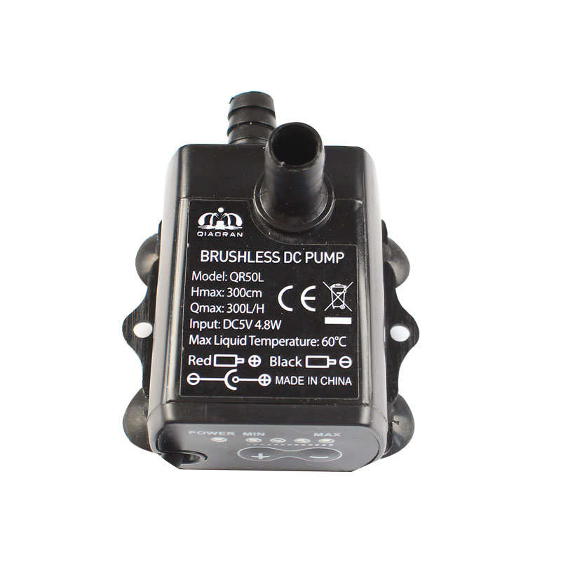 5v水泵USB可调节水流鱼缸小型超静音12V抽水过滤循环假山流水增氧