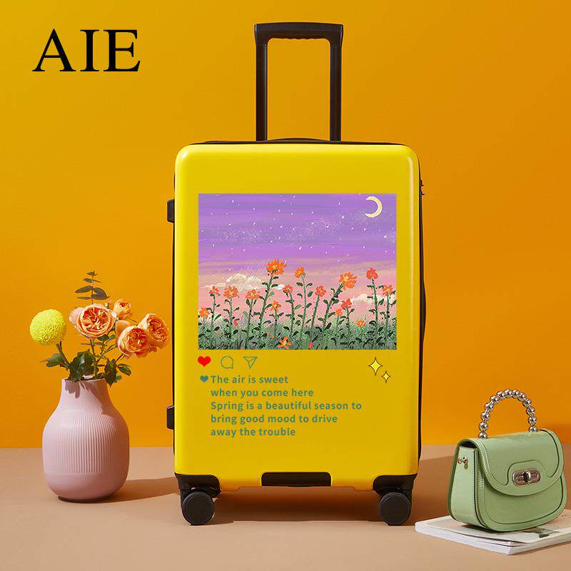 正品行李箱24用寸20小型行密码登机旅女箱高颜值网红学生轻便耐拉