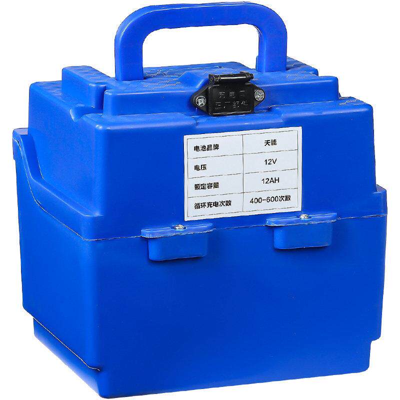 潜水水泵专用式电瓶12V24vv4JBC8充电外接电源电动泵抽水机电池