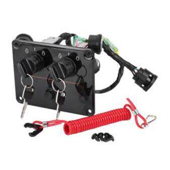 厂家YAMAHA船外机立式双控面板点火钥匙开关6K1-82570-08-00