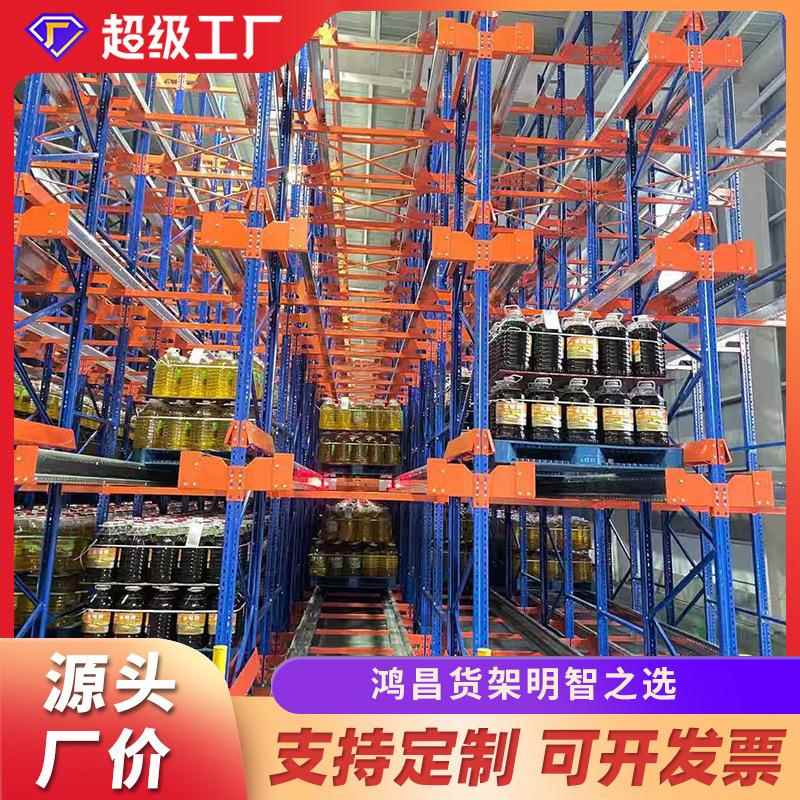 仓储高位智能穿梭车货架自动化仓库货架移动穿梭式重型货物