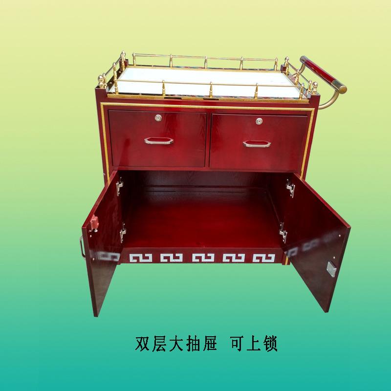 家供厂574店应专业生产不锈钢钛金等酒茶用品酒店高级皇车手推车