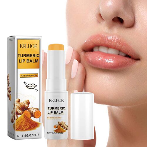 EELHOE Turmeric Lip Balm - Moisturizing, Hydrating, and Nour