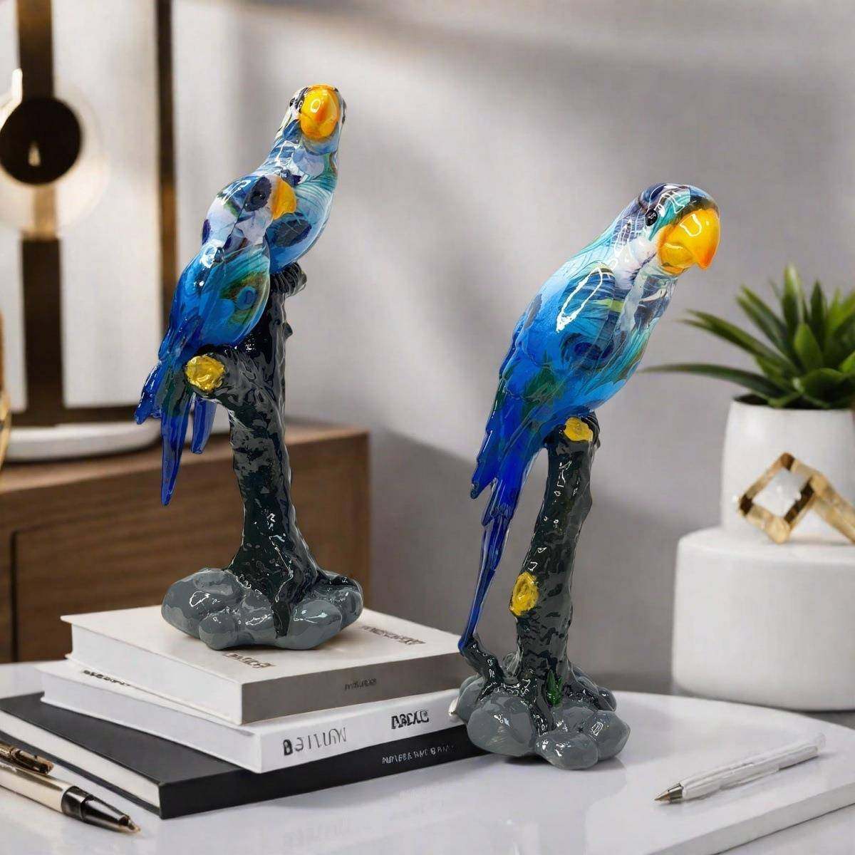 2025新款电视柜摆件高级感小众新款鹦鹉雕像客厅电视柜树脂家居饰,家居饰品,装饰摆件,淘宝优惠券,粉丝福利购,淘宝优惠卷
