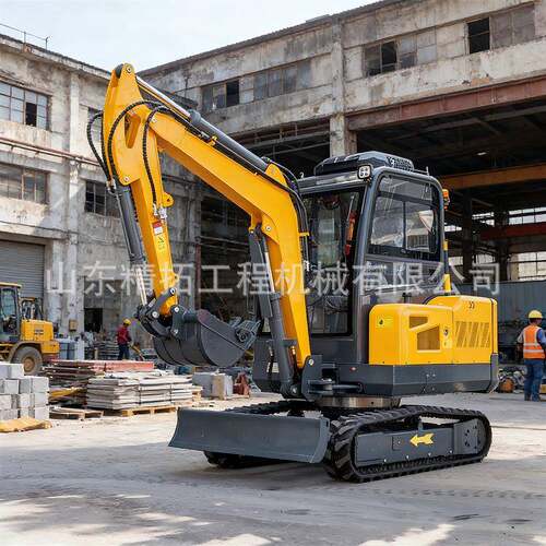出口法国3tons 挖机35工程履带挖掘机农用挖沟液压先导小型挖土机