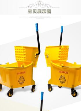 超宝牌单桶榨水车24L32L36L拖把桶洁清洁车墩布拖把挤水桶