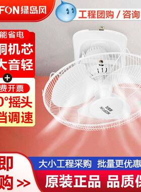 绿岛风吸顶扇电风扇16寸400MM工业大风扇楼顶扇FL2-40A