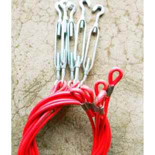 高栏半挂货车车厢拉绳固定货箱钢丝拉勾立柱横斜拉配件篷布用品绳