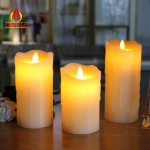 Flameless Battery Operated LED Candle Night Light Lamp Decor