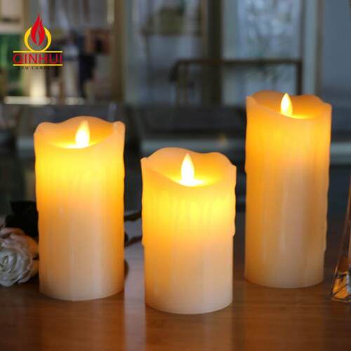 Flameless Battery Operated LED Candle Night Light Lamp Decor