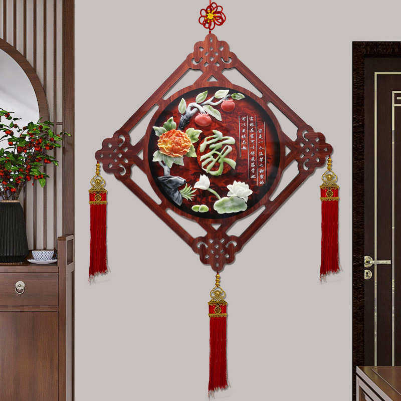 中式客厅沙发电视背景墙装饰挂画玄关过道挂件走廊墙画中国风壁画,家居饰品,现代装饰画,淘宝优惠券,粉丝福利购,淘宝优惠卷