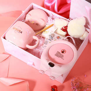 创意礼品55度恒温加热杯垫家用智能暖杯垫套装底座咖啡保温暖暖杯