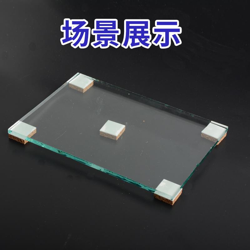 玻璃软木垫片PVC泡棉静电防摩擦垫片中空带胶防划伤隔垫运输隔条