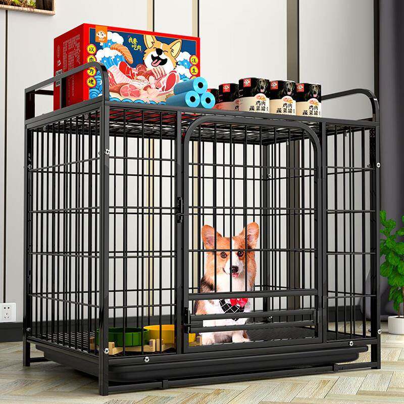 狗笼方管狗笼子大中小型犬金毛加粗笼宠物狗狗笼子狗屋用品