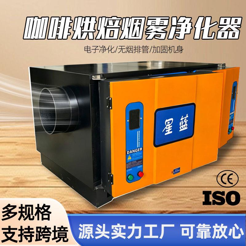 跨境出口咖啡烘焙机烟雾净化器食品加工炒货除烟净化器烟厂净化器