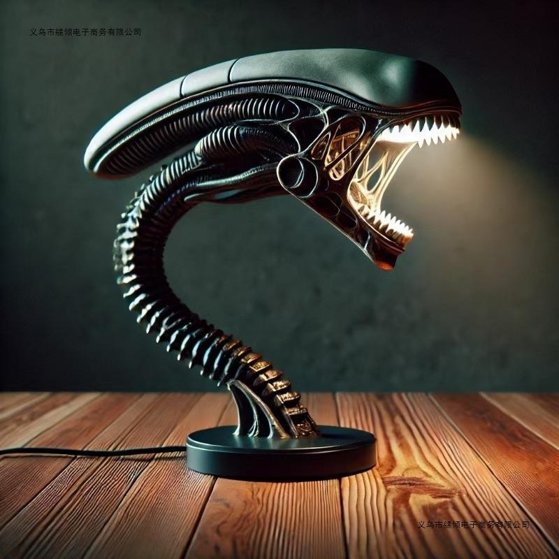 跨境新品 ALIEN LAMPS 外星生物灯架 卧室家庭装饰灯品树脂摆件