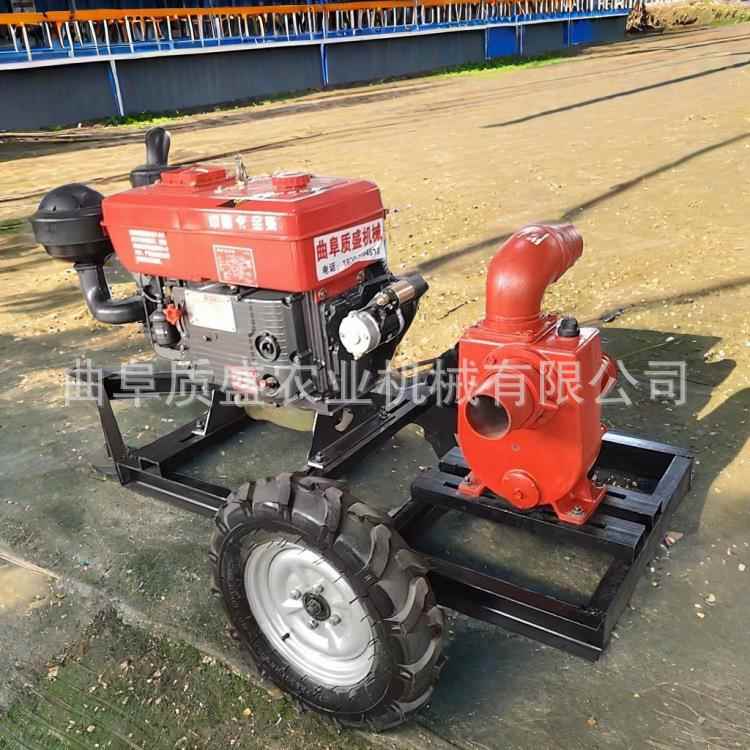 吸防汛419抗款旱柴油泵 移动式水拖车 消防备用大流量自高扬离心