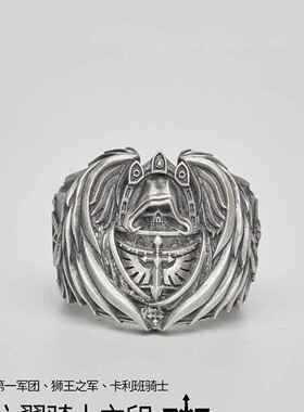 六翼骑士之印 战锤40K周边 黑暗天使2022个性原创复古好友礼物