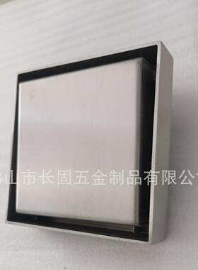 锈钢34隐形地手漏阳台卫生间100MM工拉丝ST-V3028防0臭地漏长固V3