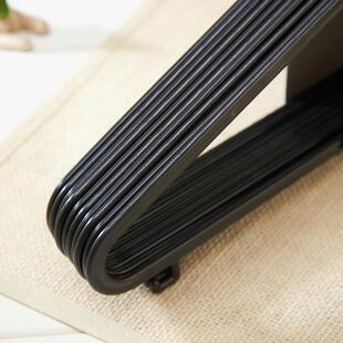 10pcs for Multi func Hangers Rack Wardrobe Black set Clothes
