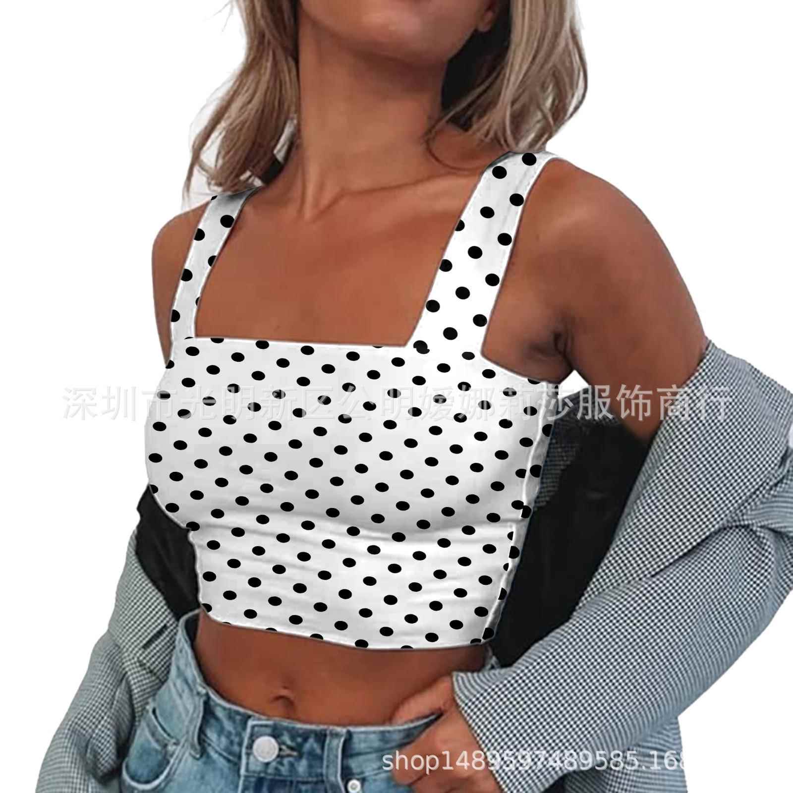 polka dresses women halter neck bow backless sweet hot girl