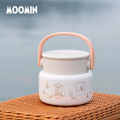 姆明moomin焖烧杯以梦筑家系列保温桶上班带饭316不锈钢饭盒2023