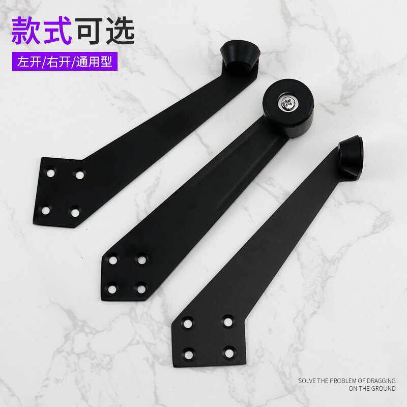 不锈钢房门限位器90度角木门防撞缓冲门档卫生间门平开门顶固定器