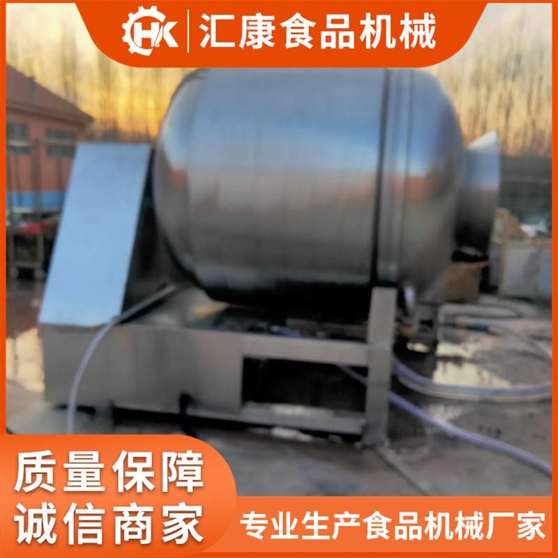 肉类嫩化自吸真空滚揉机 鸡鸭腌制真空滚揉筒入味快