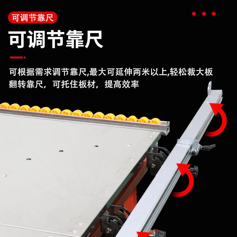 木机械尘款子母据厂热销GUY家装裁板推台锯便无携式工不锈钢家推