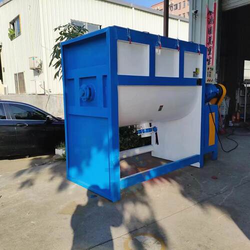 冷媒剂卧式搅拌机3立方水冷式搅拌机大型工业不锈钢加热搅拌机