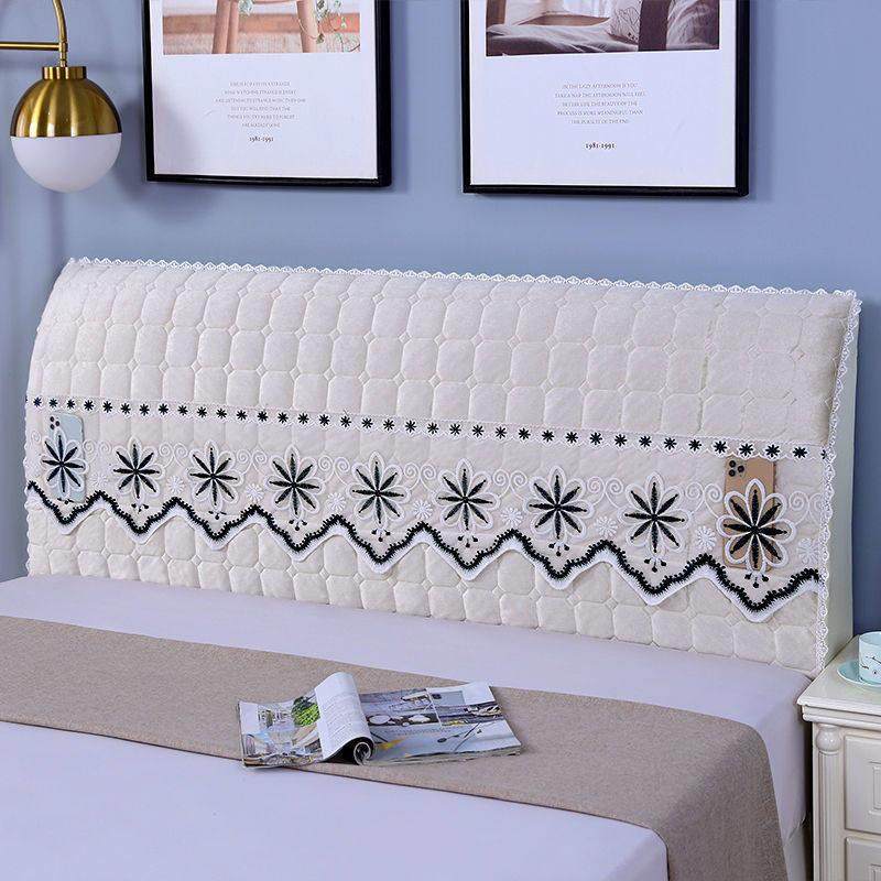 床头套罩2025新款套床头罩软包夹棉全包靠背可拆洗木头保护防尘罩,居家布艺,床头罩,淘宝优惠券,粉丝福利购,淘宝优惠卷