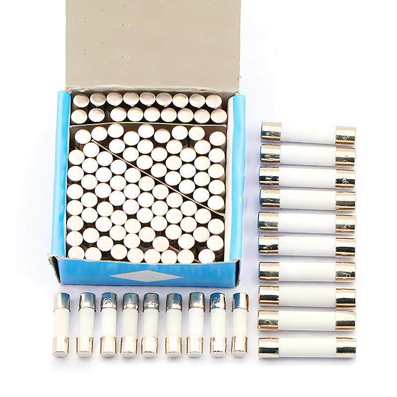 陶瓷保险丝管5x20mm250V熔断器保险管式万用表1A2A3A5A10A15A30安