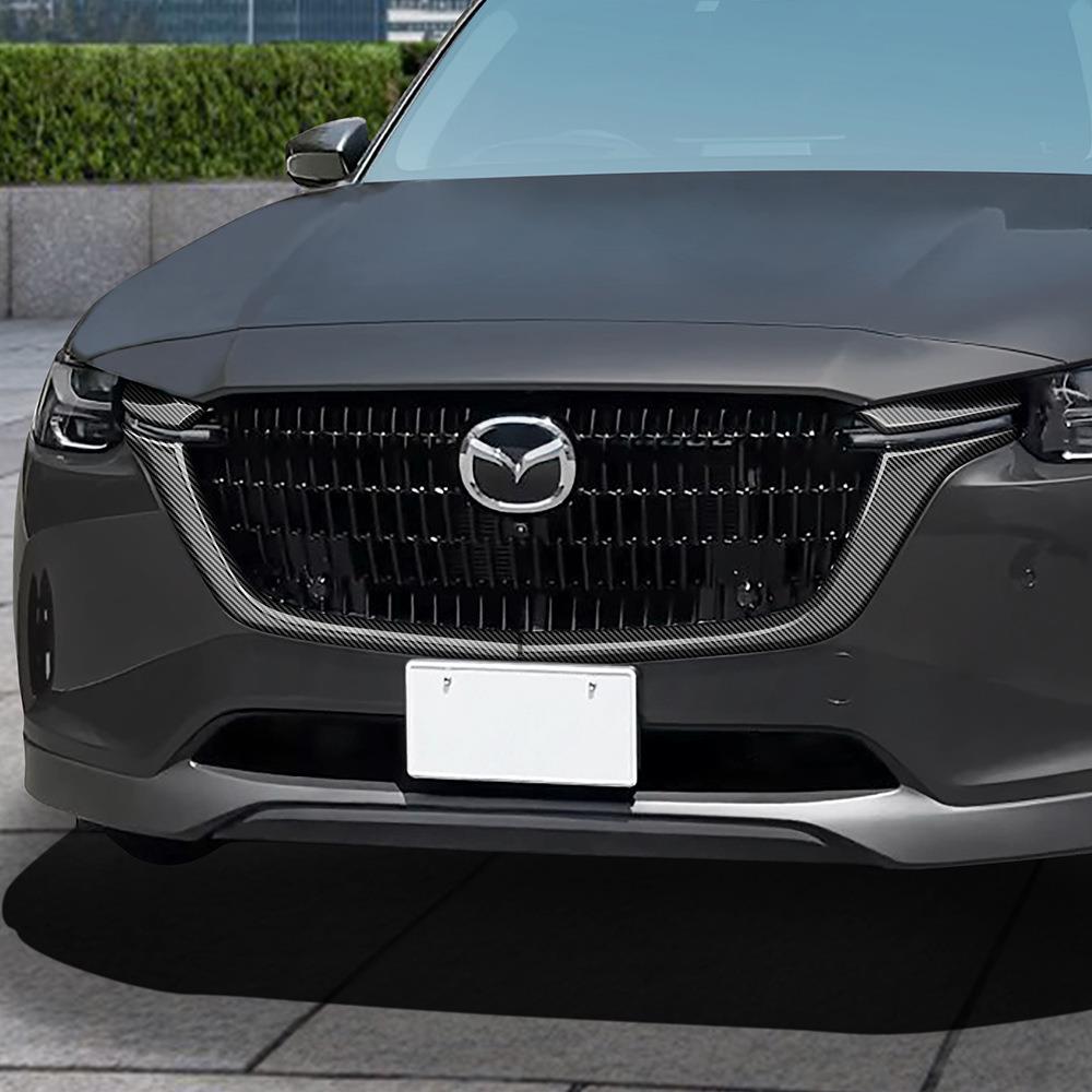 适用于22款马自达cx-60中网侧饰条MAZDA前脸中网左右驾驶通用