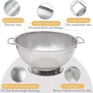 Cooking Colander Food Vegetables Fruits Strainer Kitchen