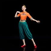 高档秧歌服女2代舞025年新款 灯笼蒲扇舞演服现广场舞套 扇子蹈服装