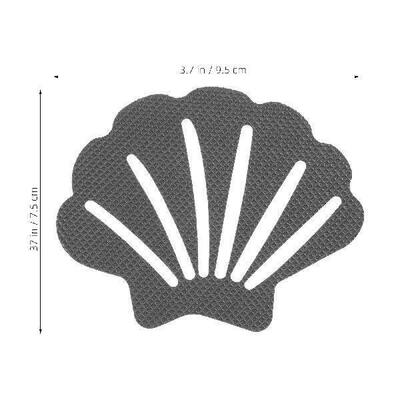 30 Pcs Blue Shell Shaped Non Slip Stickers Bathroom Anti