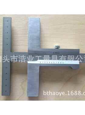 T型划线尺AQ600 0-160 不锈钢木工T型划线卡尺 200木工划线卡尺