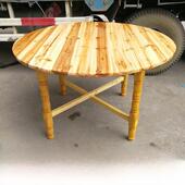 实木杉木圆桌圆台餐桌餐台吃饭桌1.2米1.3米1.5米1.6米1.8米2米台