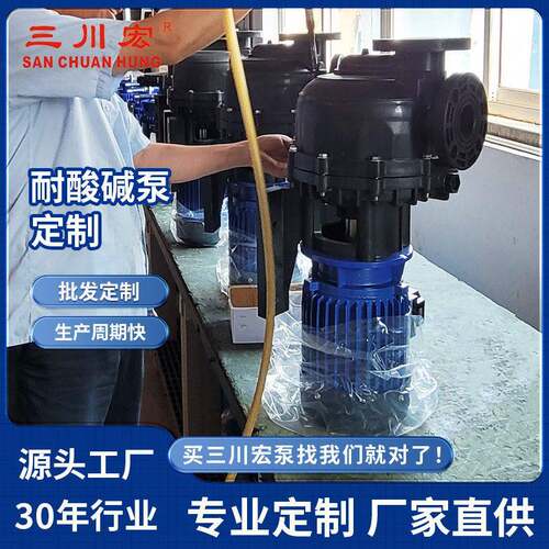 源头厂家直供耐酸自吸泵塑料电镀耐腐蚀PP大头自吸泵
