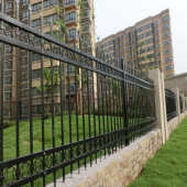房围墙围墙护栏围墙爬锌护栏护栏防现货供应衡水 小区喷涂静电钢