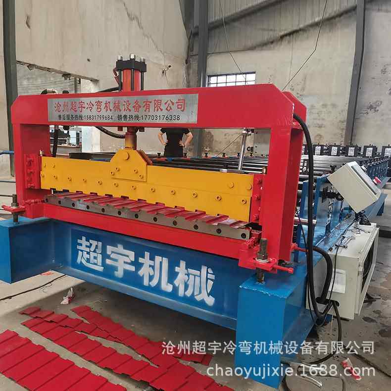 铁皮压瓦机c8压瓦机c21单层瓦机彩钢不锈钢全自动冷弯成型设备