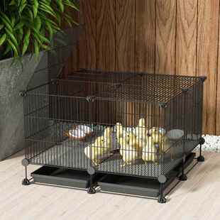芦丁鸡笼子室内家用养鸡笼铁网网片不锈钢小鸡笼子斗鸡周转箱养殖