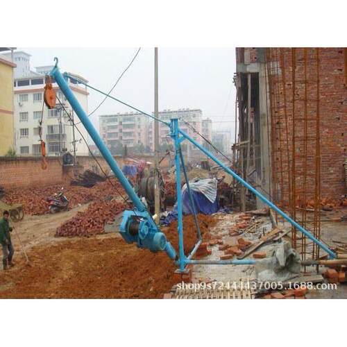 厂家直供建筑吊机 扒杆快速吊机 简易三脚吊机 吊砖吊机