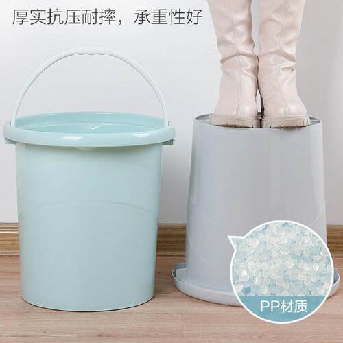 ZQ水桶透明手提家用加厚大号洗衣桶储水桶洗车圆桶塑料桶洗衣桶
